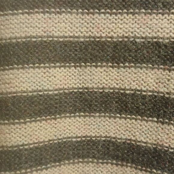 GAP Striped Short Sleeve Knit Top, Gray With Hints Of Pink. Size XS - Picture 2 of 9